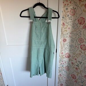 Brixton Mint Green Striped Jumpsuit
